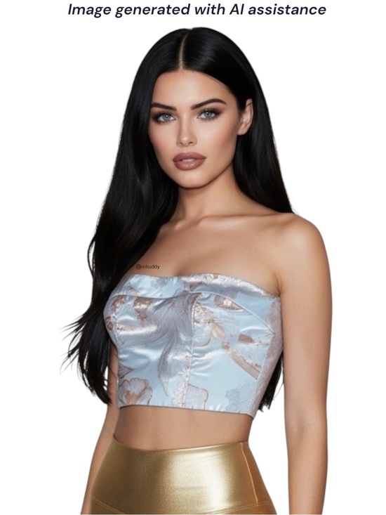 coast Tops - Coast size 8 floral corset Jacquard Bodice crop top